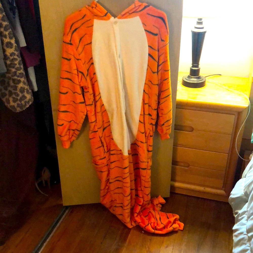 Adult Tigger onsie.
